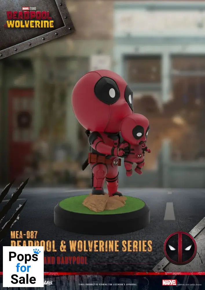 Deadpool 3 Deadpool & Wolverine Series Mini Egg Attack Figures 8 cm