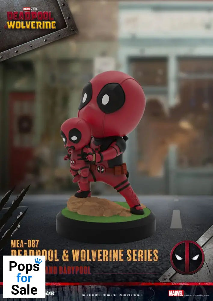 Deadpool 3 Deadpool & Wolverine Series Mini Egg Attack Figures 8 cm