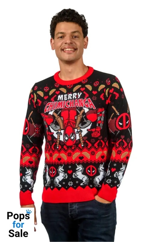 Deadpool: Merry Chimichanga Christmas Jumper (Size XXL)