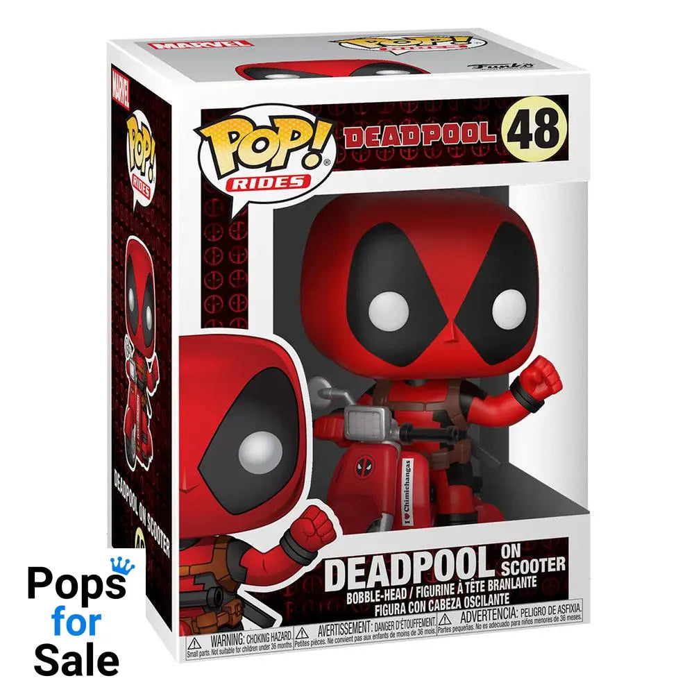 Deadpool POP! Rides Vinyl Figure Deadpool & Scooter 9 cm