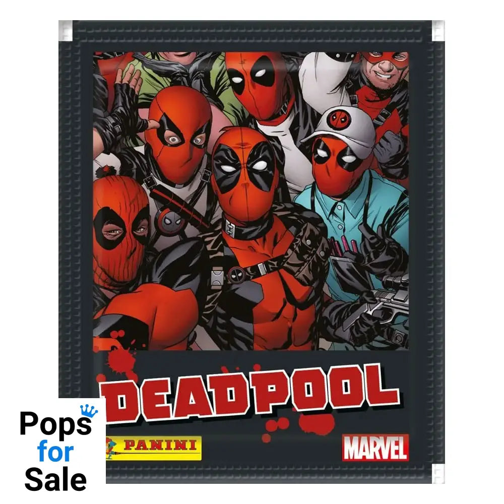 Deadpool Sticker & Trading Card Collection Display (36)