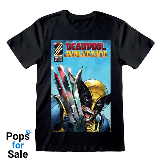 Deadpool T-Shirt Wolverine Reflection Size L T-shirts