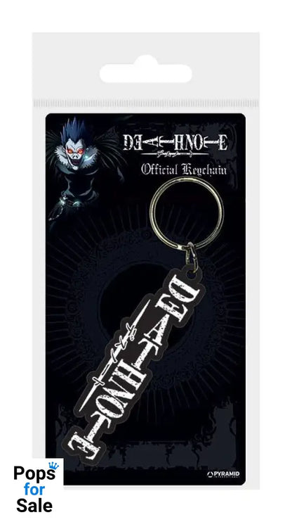 Death Note Rubber Keychain Logo 6 cm Keyrings