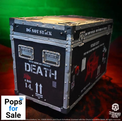 Death Rock Ikonz On Tour Road Case Statue + Stage Backdrop Set The Sound of Perseverance Tour 1998 Statues