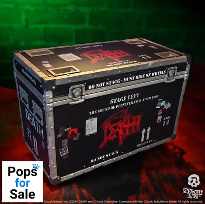 Death Rock Ikonz On Tour Road Case Statue + Stage Backdrop Set The Sound of Perseverance Tour 1998 Statues