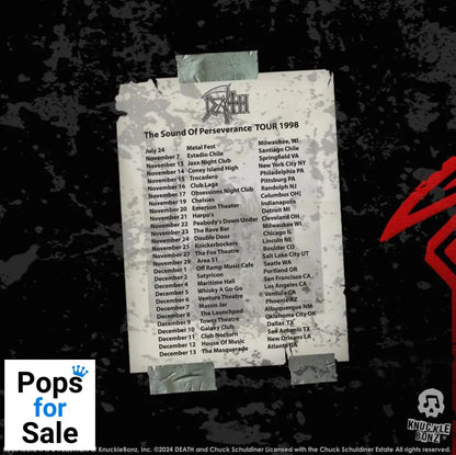 Death Rock Ikonz On Tour Road Case Statue + Stage Backdrop Set The Sound of Perseverance Tour 1998