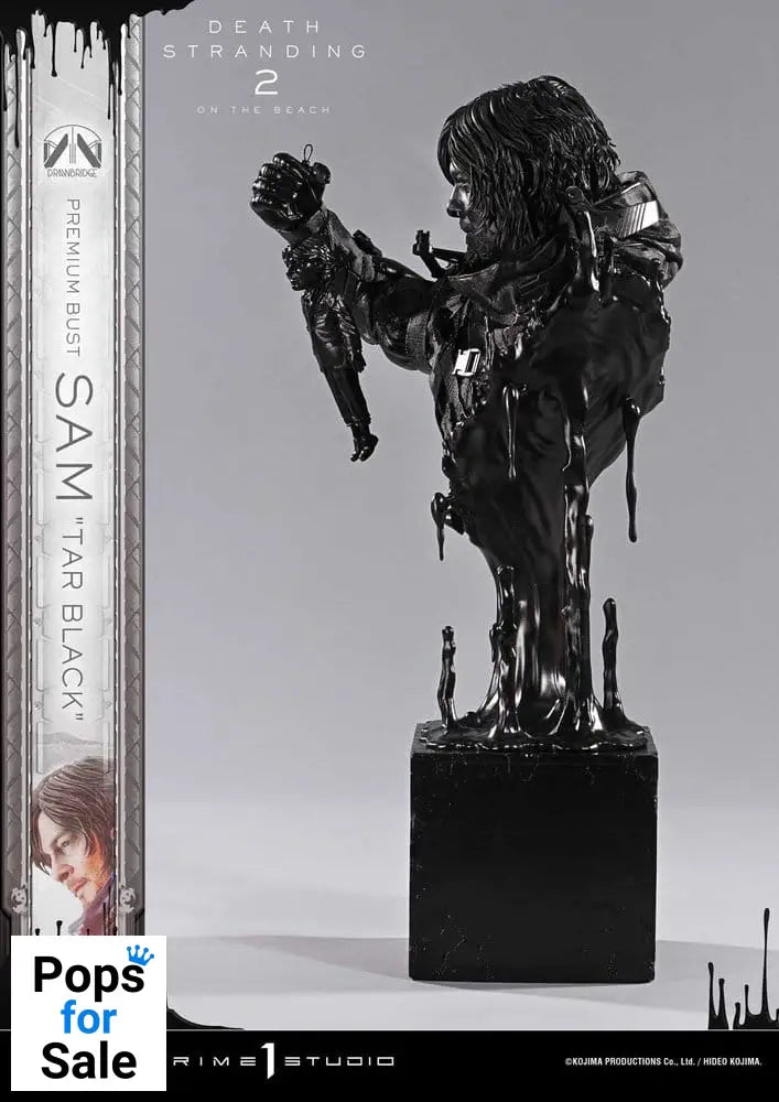 Death Stranding 2: On the Beach Premium Bust 1/3 Sam Tar Black 44 cm