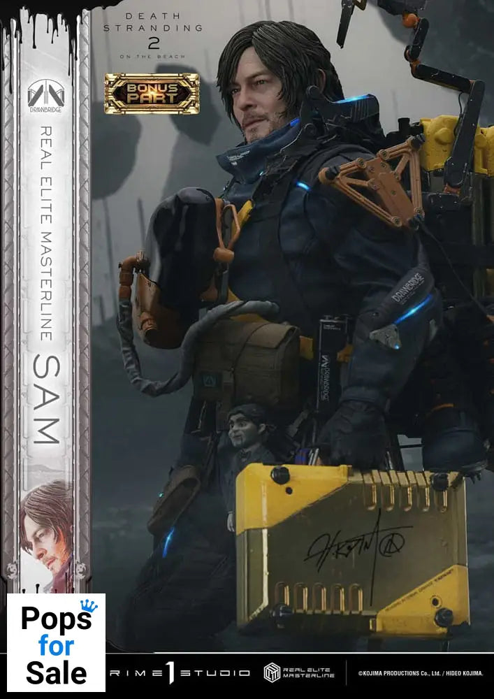 Death Stranding 2: On the Beach Real Elite Masterline Series Statue 1/3 Sam Deluxe Bonus Version 83 cm