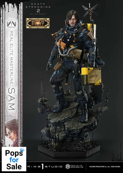 Death Stranding 2: On the Beach Real Elite Masterline Series Statue 1/3 Sam Deluxe Bonus Version 83 cm