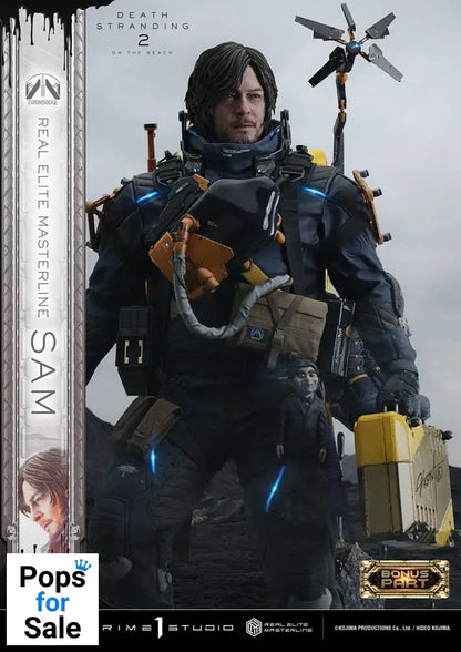 Death Stranding 2: On the Beach Real Elite Masterline Series Statue 1/3 Sam Deluxe Bonus Version 83 cm