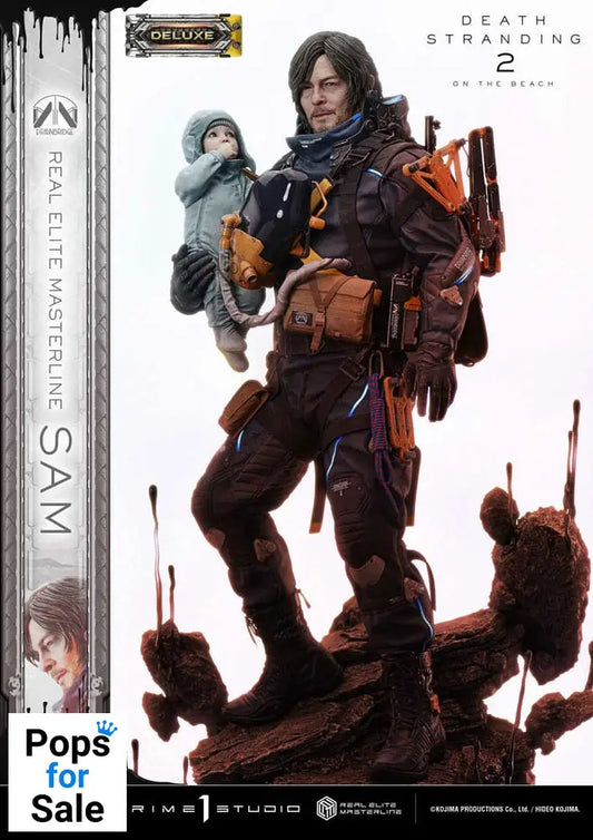 Death Stranding 2: On the Beach Real Elite Masterline Series Statue 1/3 Sam Deluxe Version 83 cm