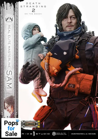 Death Stranding 2: On the Beach Real Elite Masterline Series Statue 1/3 Sam Deluxe Version 83 cm