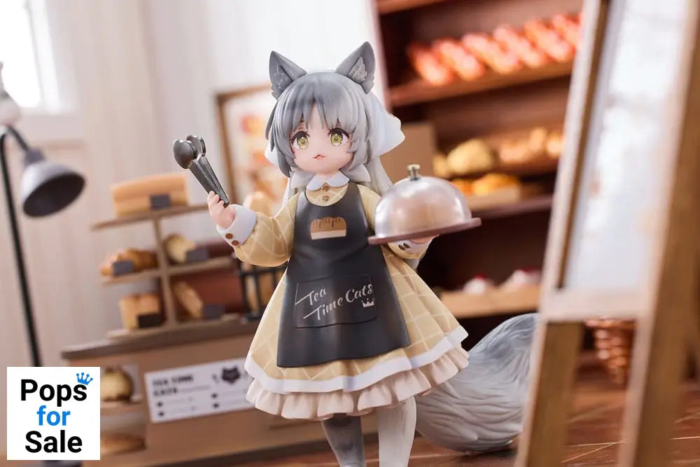 Decorated Life Collection PVC Statue Tea Time Cats - Cat Town Bakery Staff & Customer Set 12 cm