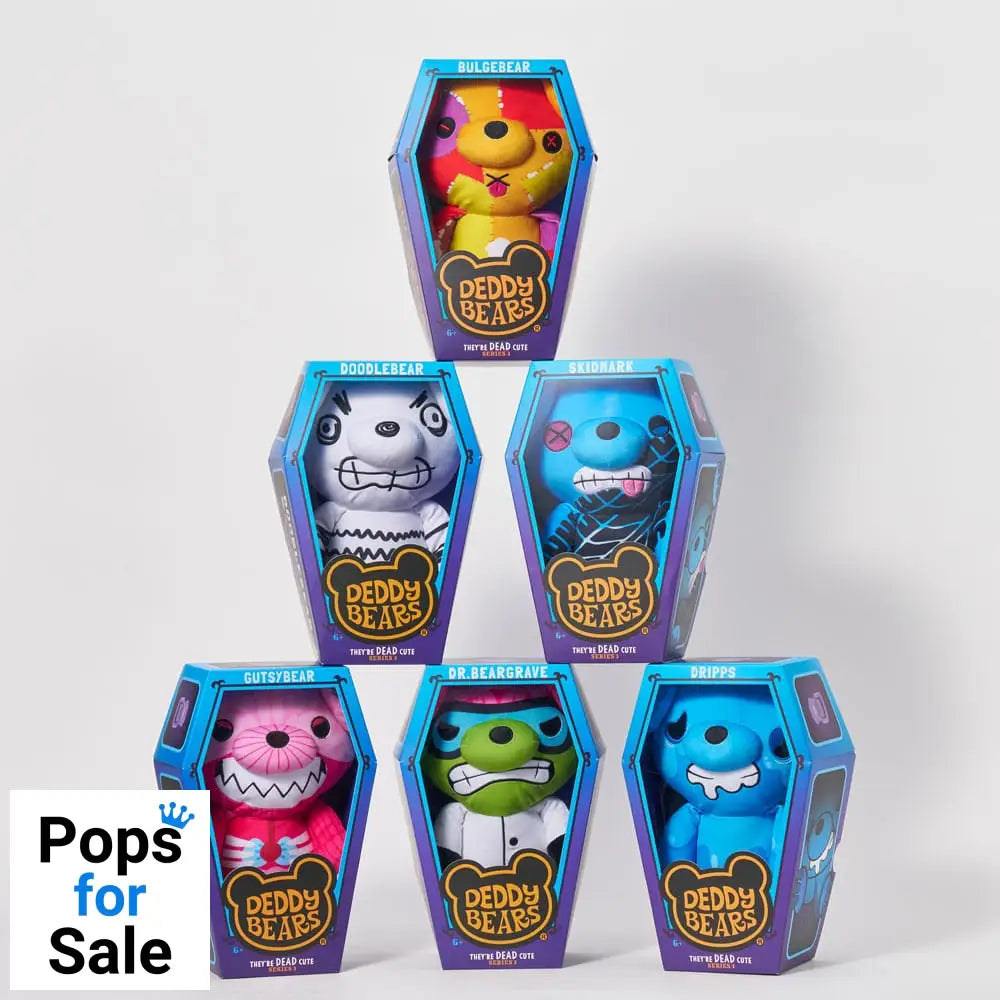 Deddy Bears Series 3 Plush Figures  in Coffin 30 cm Assortment (6)