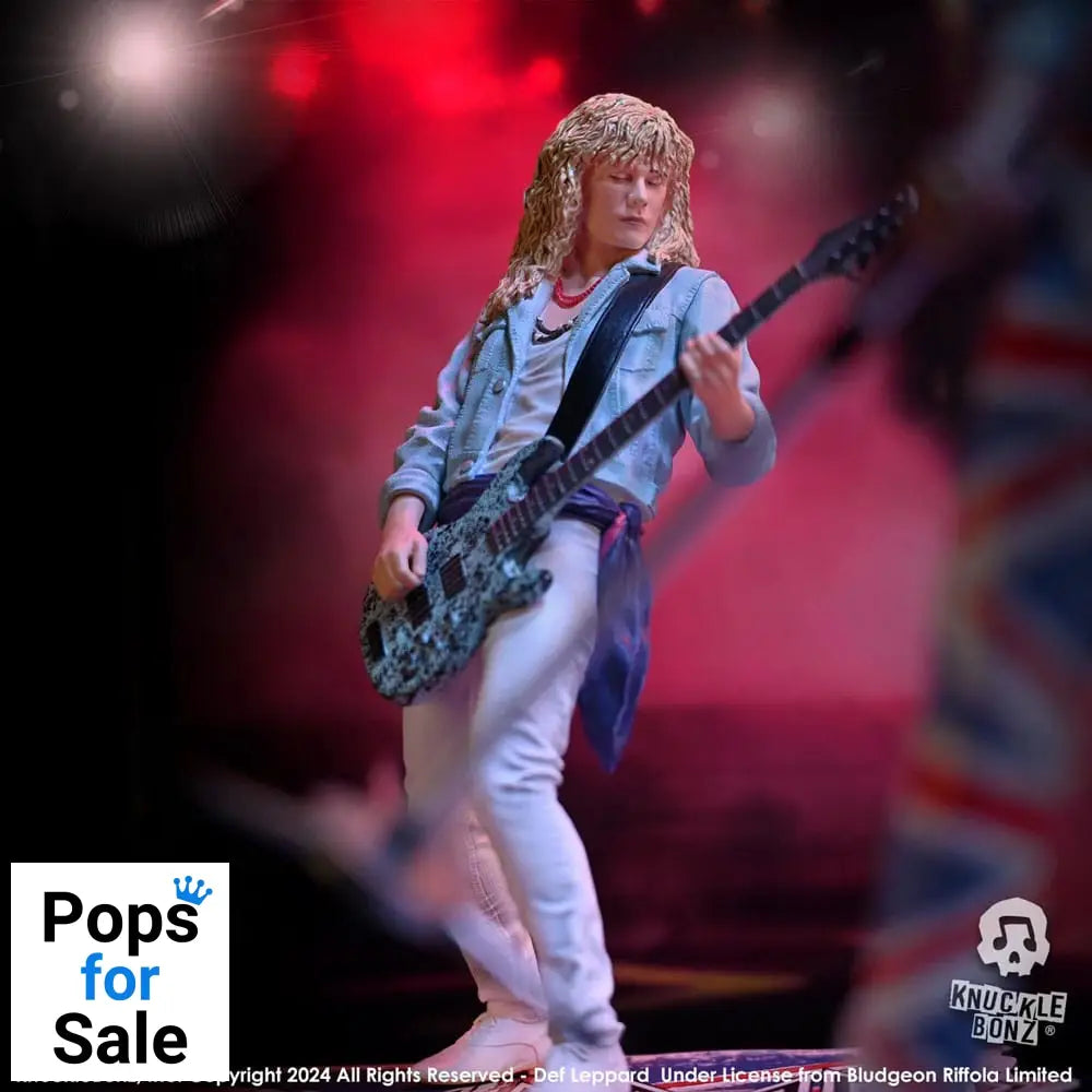Def Leppard Rock Iconz Statue Rick Savage 24 cm