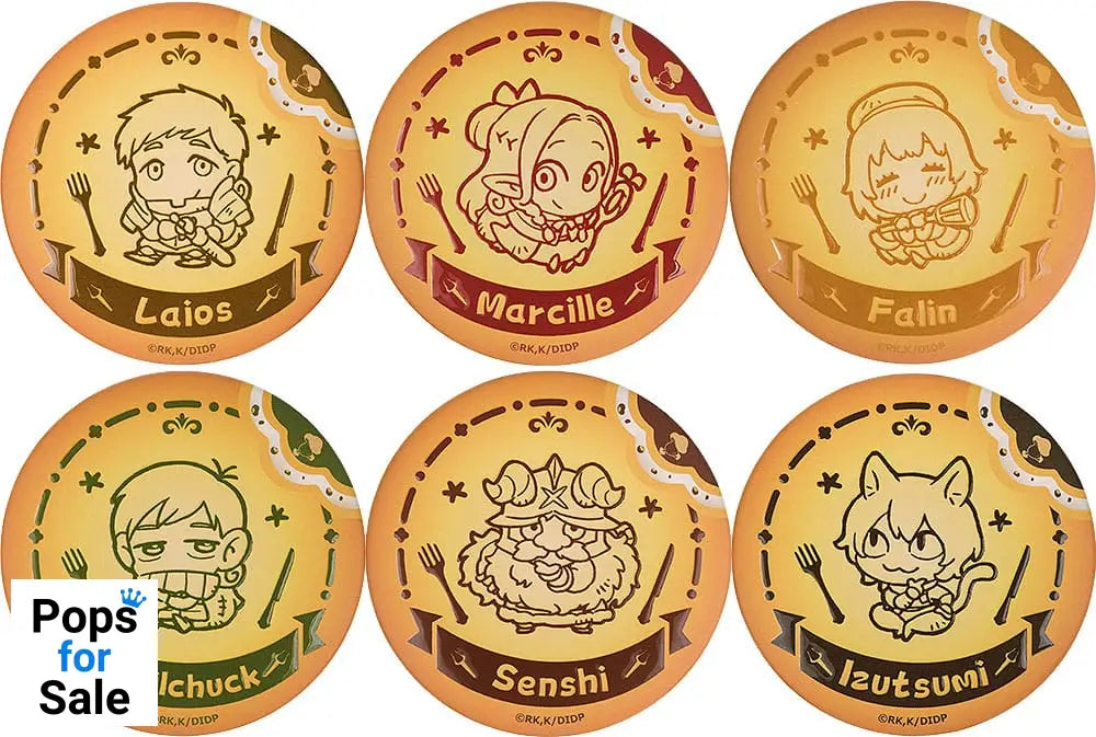 Delicious in Dungeon Pinback Button 6 cm Assortment (6) Pins & Brooches