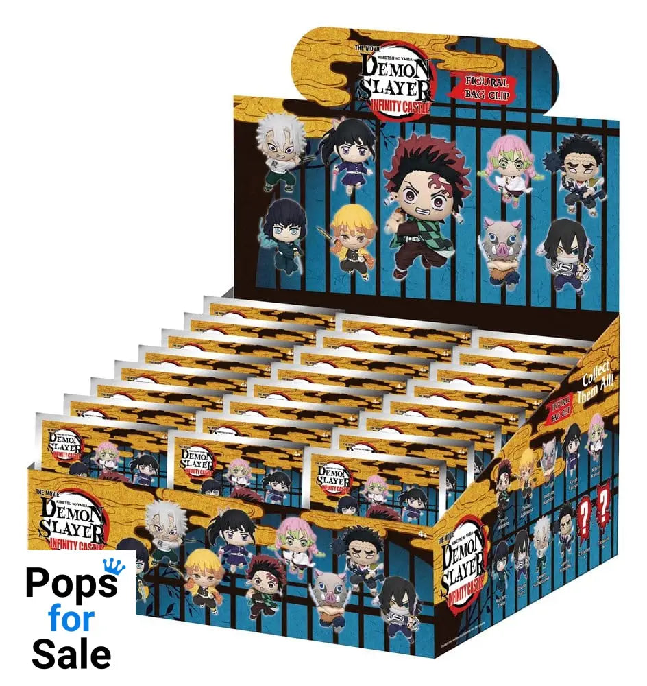 Demon Slayer 3D Foam Bag Clips Infinity Castle Serie 1 Display (24)