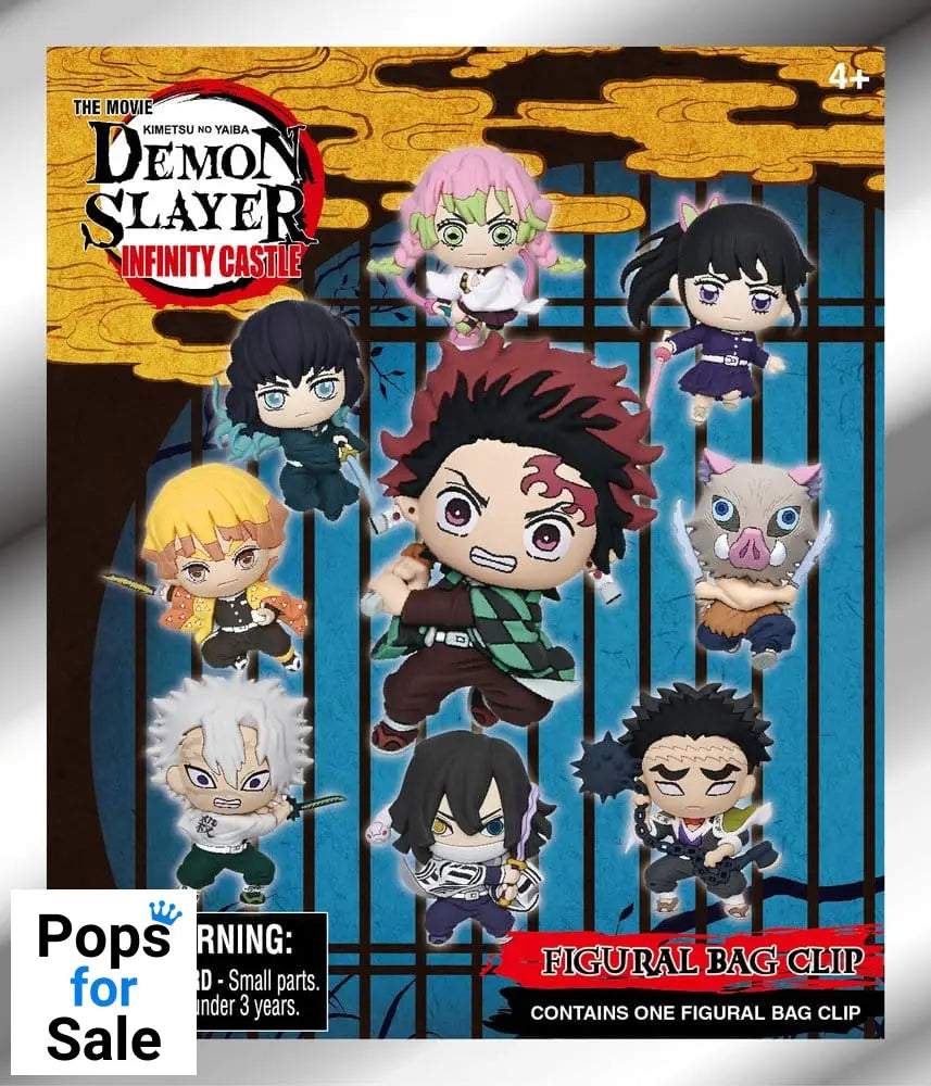 Demon Slayer 3D Foam Bag Clips Infinity Castle Serie 1 Display (24)