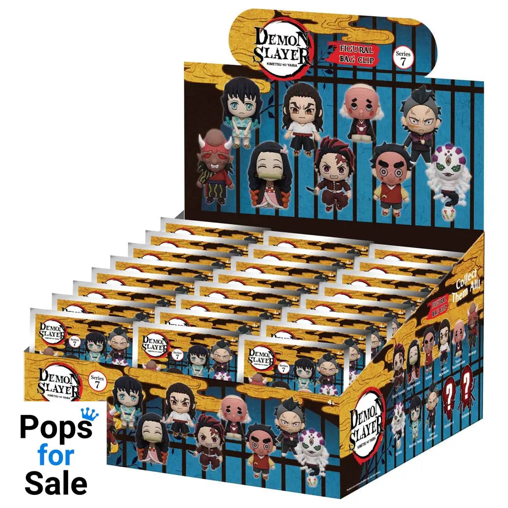 Demon Slayer 3D PVC Bag Clips Series 7 Display (24)