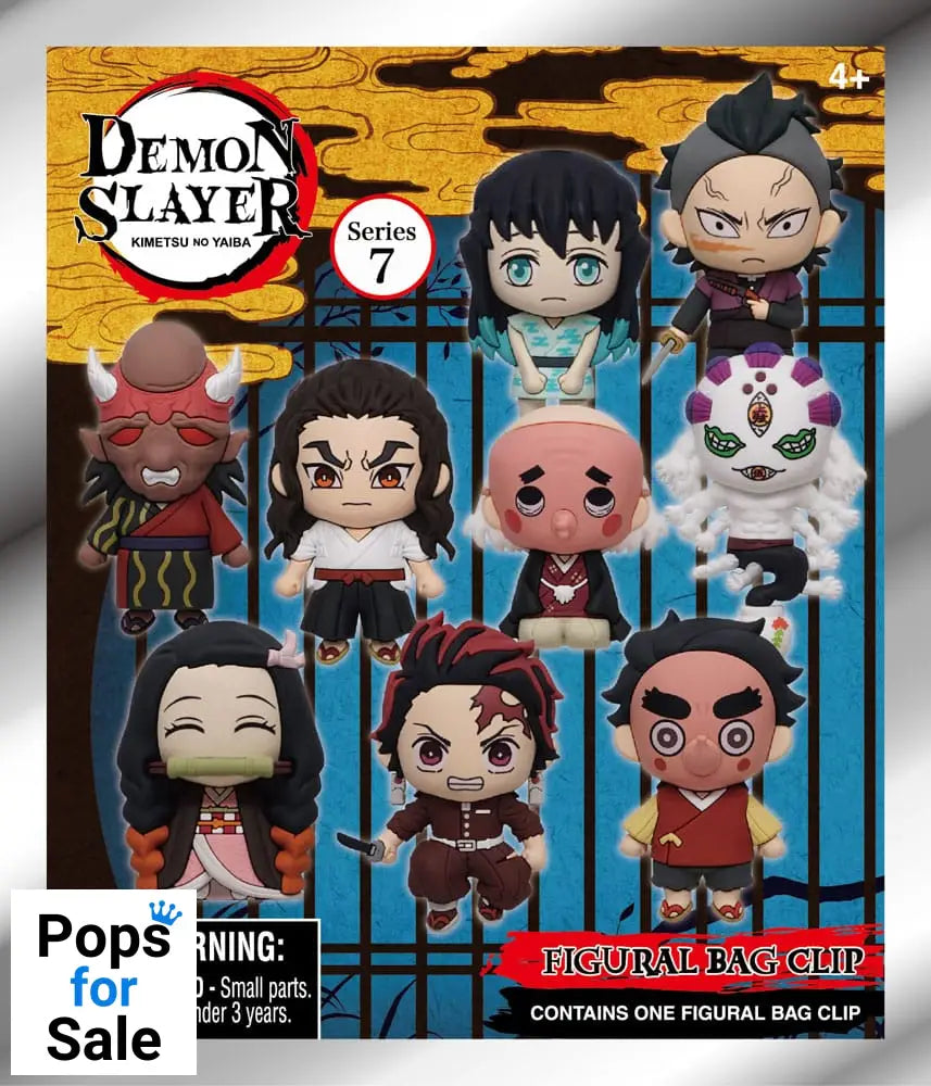 Demon Slayer 3D PVC Bag Clips Series 7 Display (24)