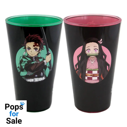 Demon Slayer Drinking Glasses 2-Pack Tanjiro & Nezuko 473 ml