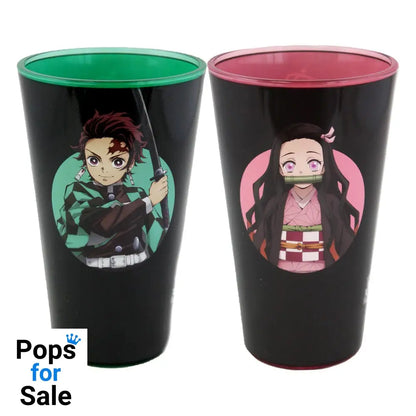 Demon Slayer Drinking Glasses 2-Pack Tanjiro & Nezuko 473 ml Kitchen- and Tableware
