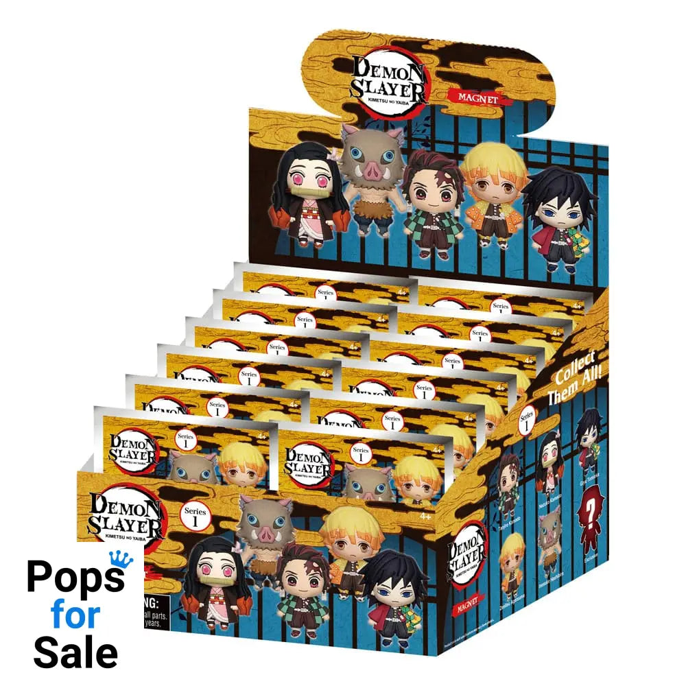 Demon Slayer: Kimetsu no Yaiba 3D 3D Magnets Series 1 Display (12)