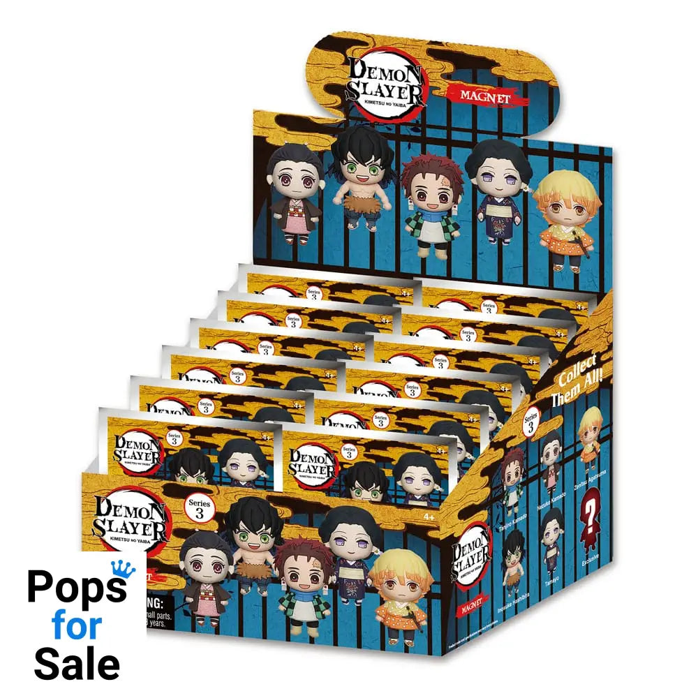Demon Slayer: Kimetsu no Yaiba 3D Magnets Series 3 Display (12)
