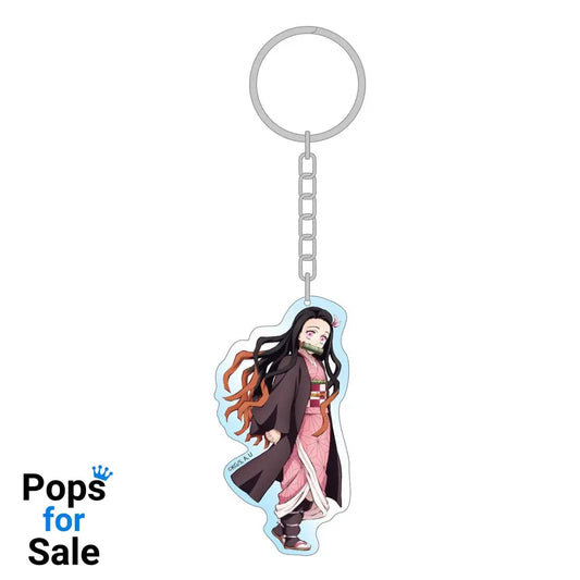Demon Slayer: Kimetsu no Yaiba Acrylic Keychain Nezuko Holographic 7 cm Keyrings