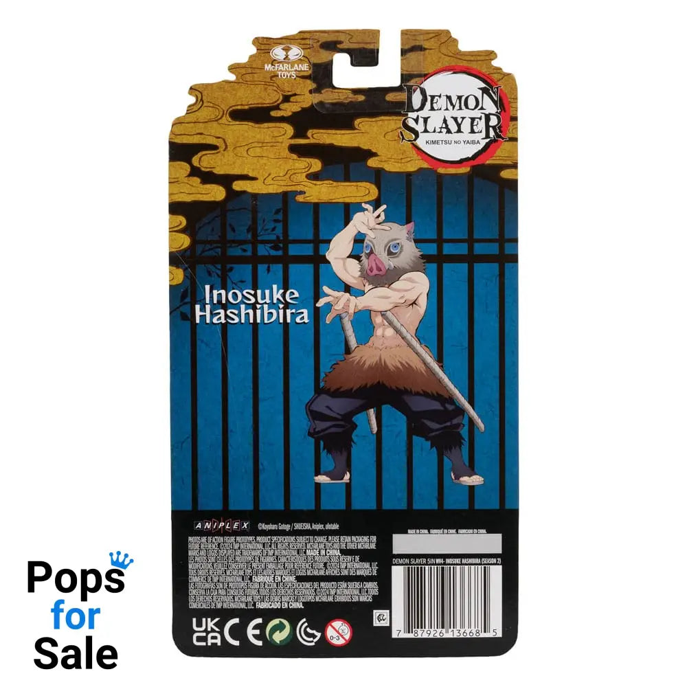 Demon Slayer: Kimetsu no Yaiba Action Figure Inosuke Hashibira 13 cm Action figures
