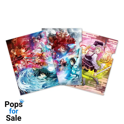 Demon Slayer: Kimetsu no Yaiba Clearfile 3-Set 01 Stationery