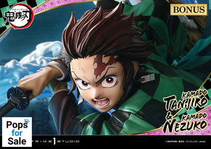 Demon Slayer: Kimetsu no Yaiba Concept Masterline Series Statue 1/6 Nezuko & Tanjiro Ultimate Bonus Ver. 56 cm