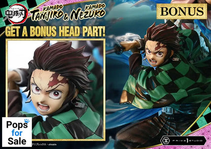 Demon Slayer: Kimetsu no Yaiba Concept Masterline Series Statue 1/6 Nezuko & Tanjiro Ultimate Bonus Ver. 56 cm