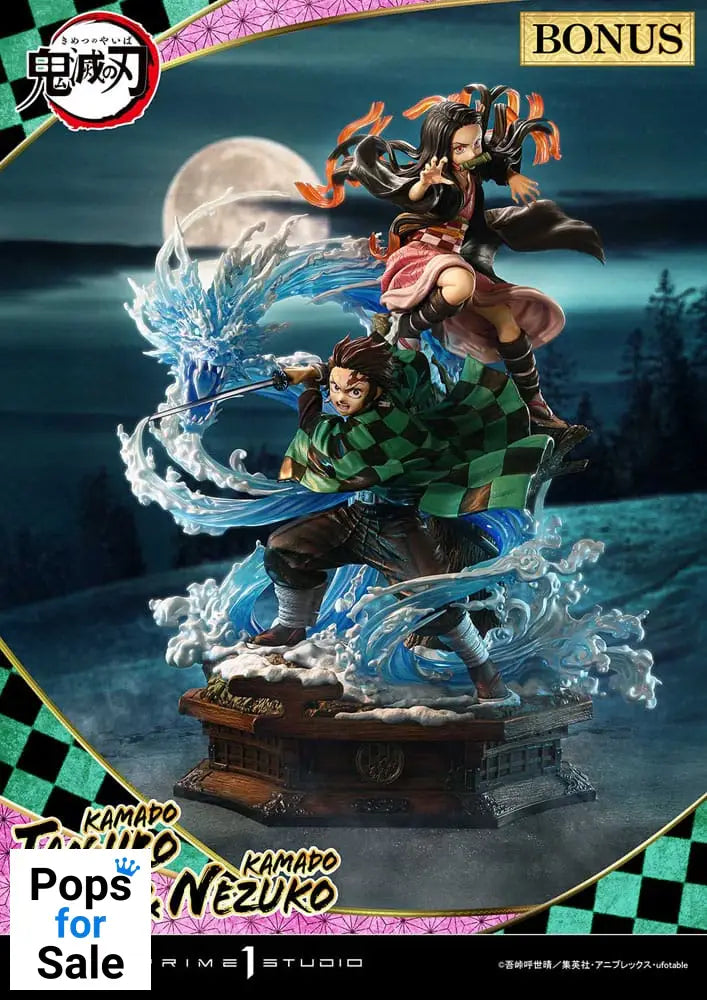 Demon Slayer: Kimetsu no Yaiba Concept Masterline Series Statue 1/6 Nezuko & Tanjiro Ultimate Bonus Ver. 56 cm