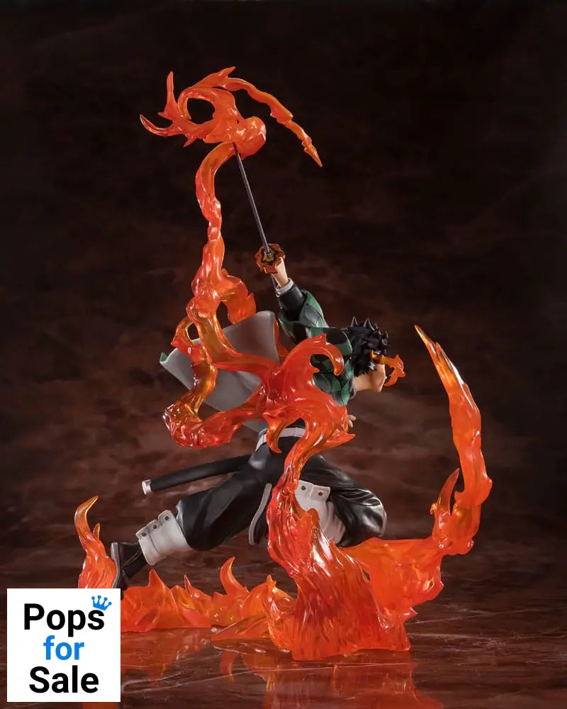 Demon Slayer: Kimetsu no Yaiba FiguartsZERO PVC Statue Kamado Tanjiro (Kyojuro Rengoku's Sword Guard Ver.) 19 cm