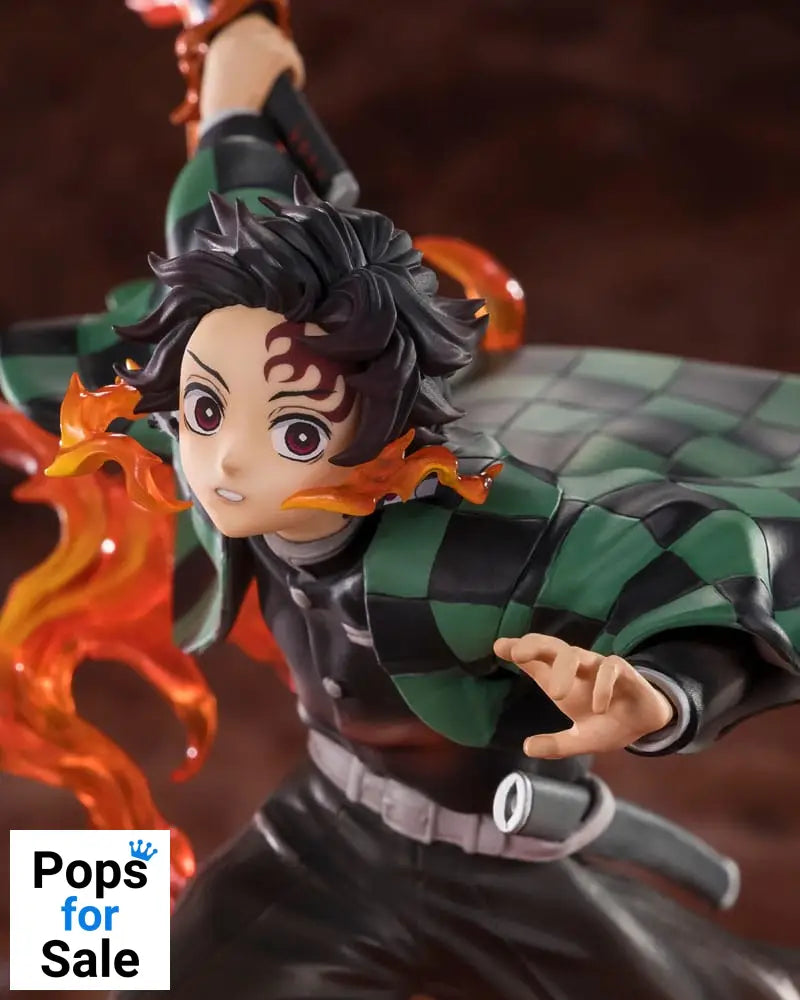 Demon Slayer: Kimetsu no Yaiba FiguartsZERO PVC Statue Kamado Tanjiro (Kyojuro Rengoku's Sword Guard Ver.) 19 cm