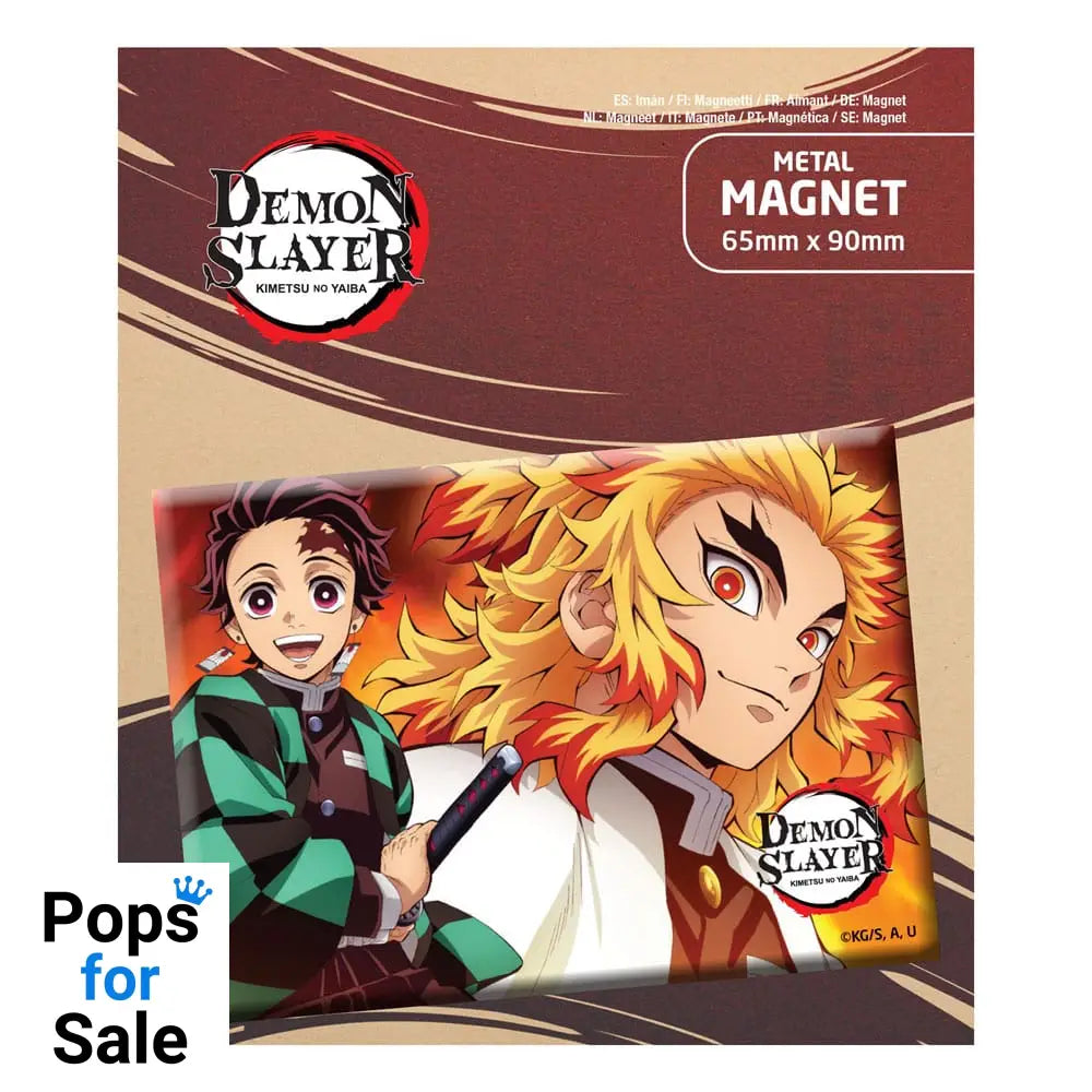 Demon Slayer: Kimetsu no Yaiba Fridge Magnet Tanjiro & Kyojuro