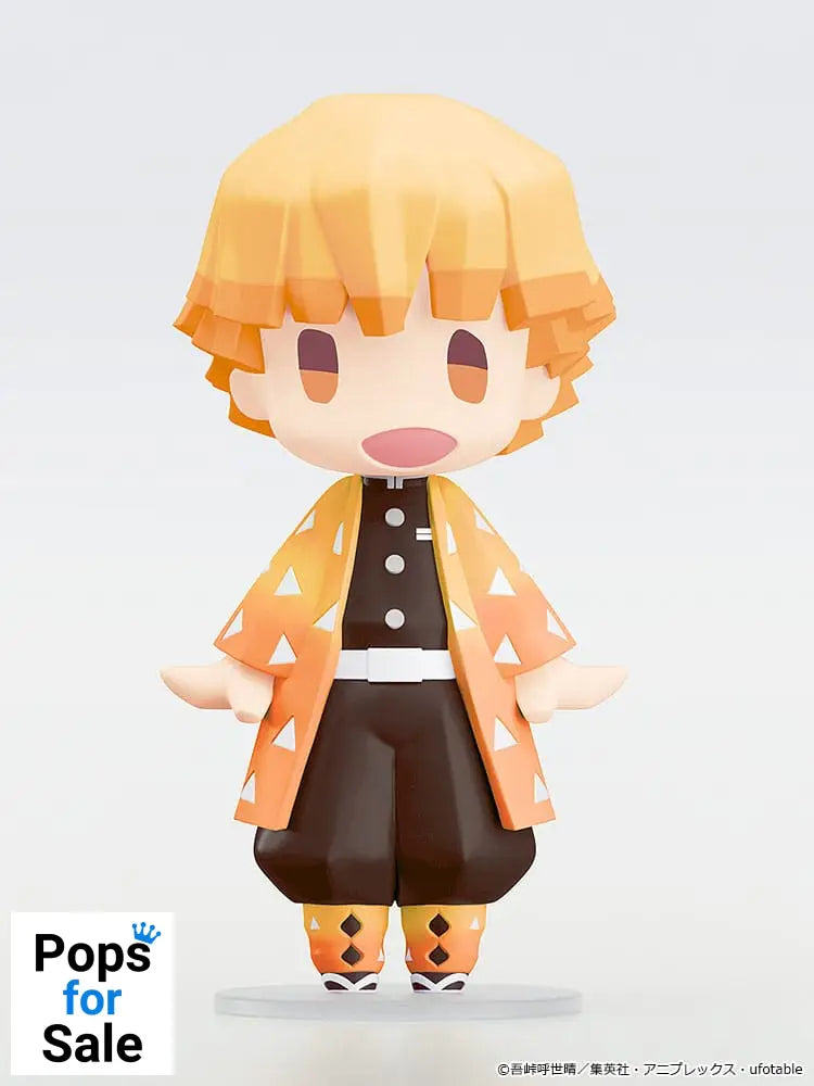 Demon Slayer: Kimetsu no Yaiba HELLO! GOOD SMILE Action Figure Zenitsu Agatsuma 10 cm