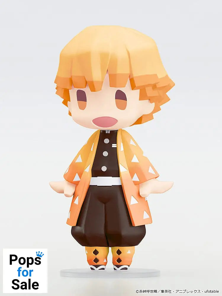 Demon Slayer: Kimetsu no Yaiba HELLO! GOOD SMILE Action Figure Zenitsu Agatsuma 10 cm