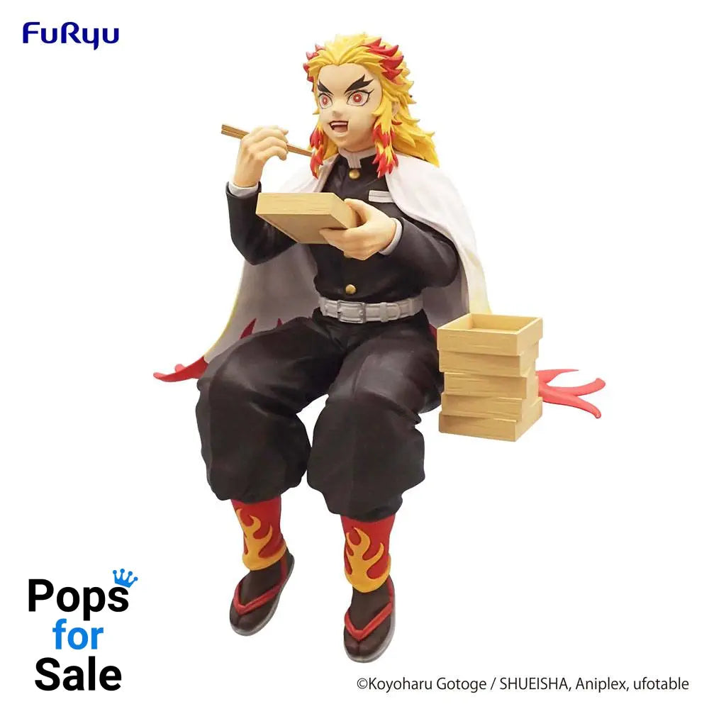 Demon Slayer: Kimetsu no Yaiba Noodle Stopper PVC Statue Rengoku Kyojuro 14 cm