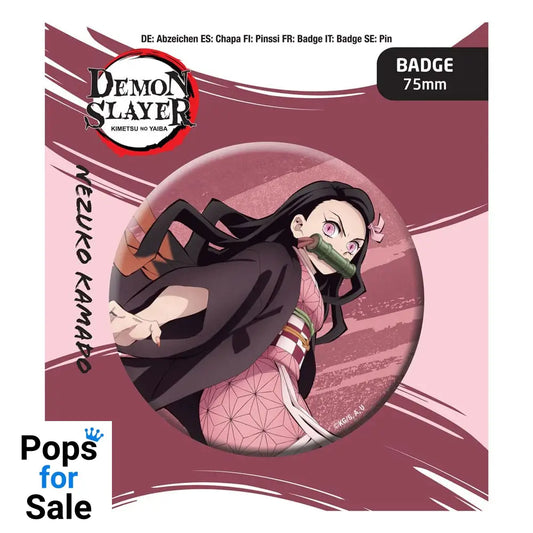 Demon Slayer: Kimetsu no Yaiba Pin Badge Nezuko Kamado Pins & Brooches