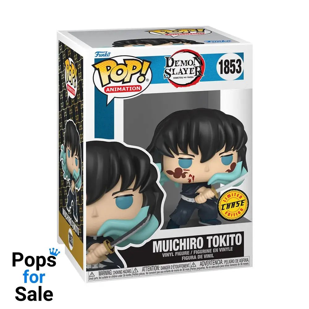 Demon Slayer: Kimetsu no Yaiba POP! Animation Vinyl Figure Muichiro (Attack) w/CH 9 cm Assortment (6)