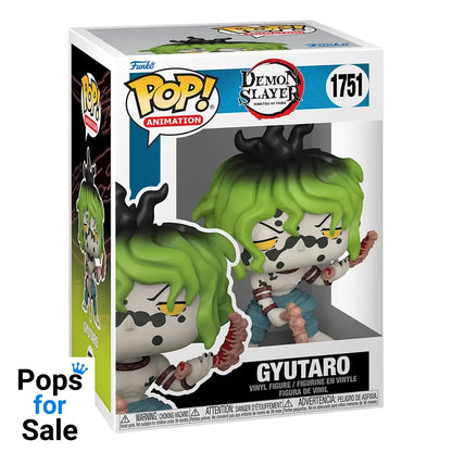 Demon Slayer: Kimetsu no Yaiba POP! Animation Vinyl Figures Gyutaro 9 cm