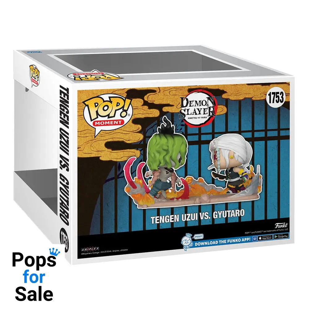 Demon Slayer: Kimetsu no Yaiba POP Moments Vinyl Figures Tengen Vs Gyutaro 9 cm