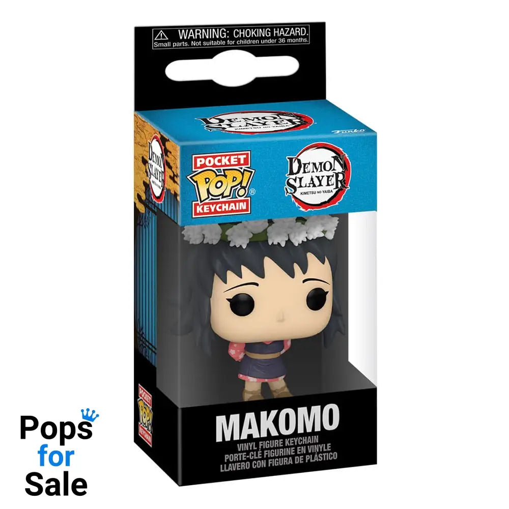Demon Slayer: Kimetsu no Yaiba POP! Vinyl Keychains 4 cm Makomo (Flower Headdress) Display (12)