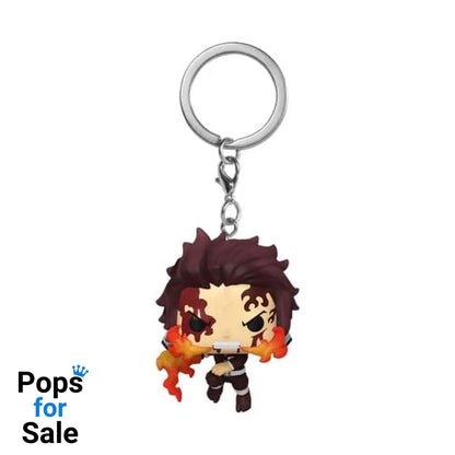 Demon Slayer: Kimetsu no Yaiba POP! Vinyl Keychains 4 cm Tanjiro(Dancing Flash) Display (12) Funko POP Keyrings