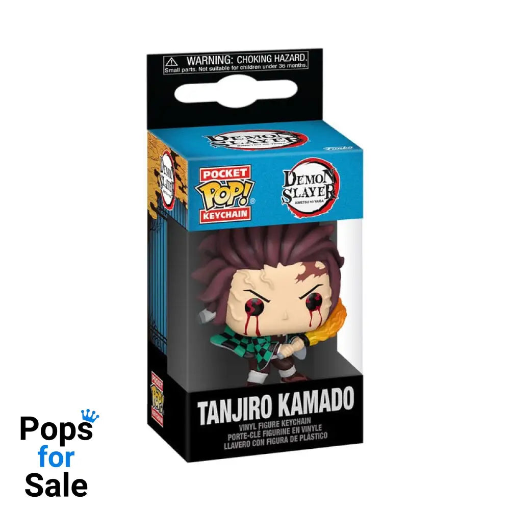 Demon Slayer: Kimetsu no Yaiba POP! Vinyl Keychains 4 cm  Tanjiro (Sun Breathing) Display (12)