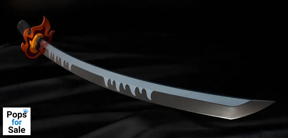 Demon Slayer: Kimetsu no Yaiba Proplica Replica 1/1 Nichirin Sword (Tanjiro Kamado) Kyojuro Rengoku´s Sword Gueard Ver. 88 cm