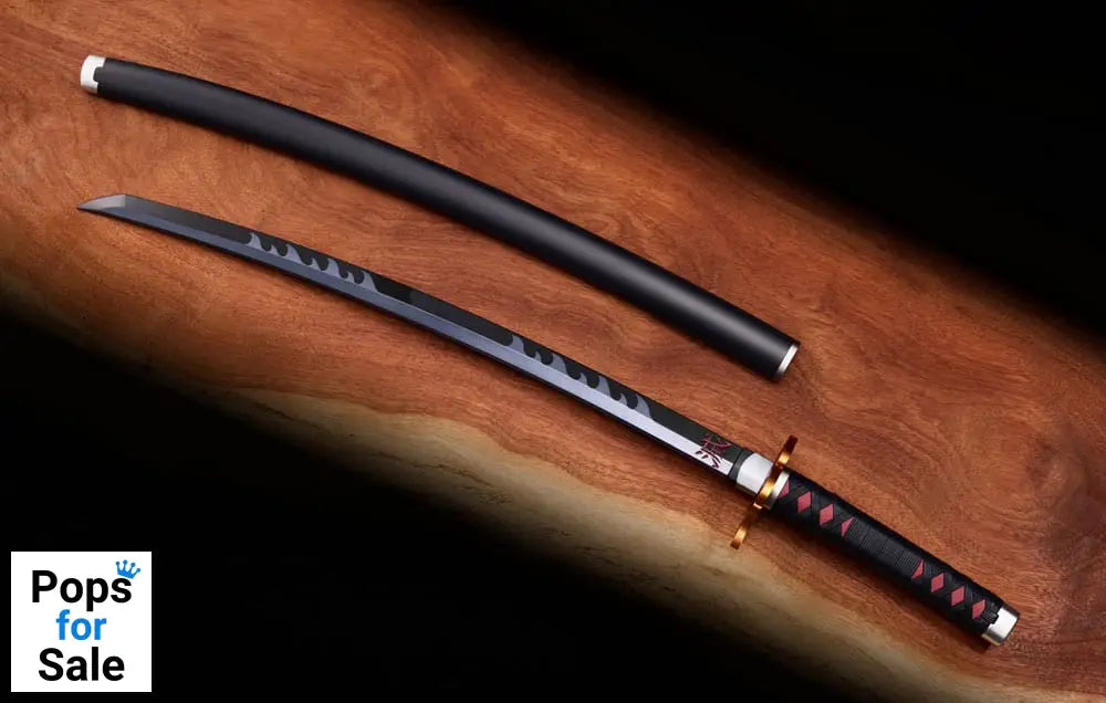Demon Slayer: Kimetsu no Yaiba Proplica Replica 1/1 Nichirin Sword (Tanjiro Kamado) Kyojuro Rengoku´s Sword Gueard Ver. 88 cm