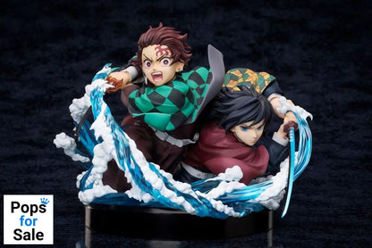 Demon Slayer: Kimetsu no Yaiba PVC Statue Tanjiro & Giyuu 13 cm